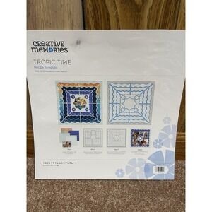 Creative Memories TROPIC Time Recipe Template 12x12 New Stencil 2023 Reusable